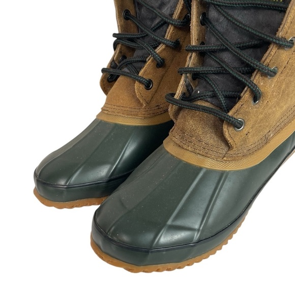 B1 Mens Woodstock Steel Shank Rubber Sole Preppy Rain Boots 9 main image 5